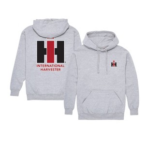 Men's - Case IH - IH Front And Back Graphic Fleece Pullover Hoodie - 1 of 4
