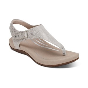 Aetrex Ellie Adjustable Quarter Strap Thong Sandal - 1 of 4