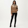 Anna-Kaci Women's Zip-Up Jacket with Embroidered Collar and Side Pockets - 3 of 4