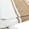 Sapphtopaz 2PCS 50"x60" Decorative Blanket with Stripes Four-Season Cozy Throw Blanket with Soft Cotton for Bed,Boho Style Bedding for Room - 4 of 4