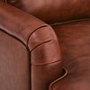 Arceso 17.9" 360° Swivel Sofa Chair,Genuine Leather and PVC Upholstery, 330lbs Max Load, Modern Accent Chair for Living Room - 4 of 4