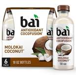 Bai Molokai Coconut Antioxidant Water - 6pk/18 fl oz Bottles