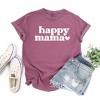 Simply Sage Market Women's Happy Mama Puff Print Short Sleeve Garment Dyed Tee - 3 of 4
