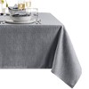 Elrene Continental Solid Texture Water and Stain Resistant Tablecloth - Elrene Home Fashions - 2 of 3