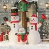 SEVOBAL Inflatable Holiday Decorations 7ft Yard Christmas Decorations Family Christmas Inflatables Outdoor Decorations , White, 84"*36"*84" - 2 of 4