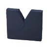 DMI Comfort Contoured Foam Coccyx Seat Cushion for Chair or Wheelchair - Helps with Sciatica Back Pain, Navy - 2 of 3