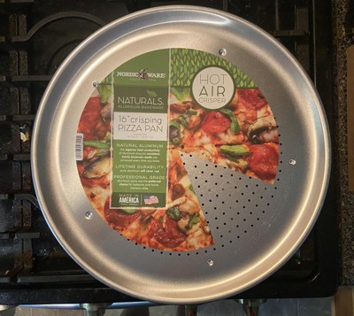 Naturals® 9 Hot Air Pizza Crisper, Aluminum Pizza Pan, Nordic Ware