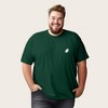 Dalix Ghost Embroidered Soft Cotton Short Sleeve T Shirt Mens - 4 of 4