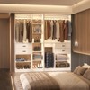 Aheaplus 40'' Freestanding Closet Organizer System with Hanging Rods, Drawers, Storage Shelves - 4 of 4