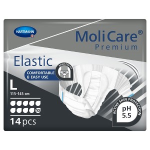MoliCare Premium Elastic 10D Adult Incontinence Brief L Heavy Absorbency 165673 - 1 of 2