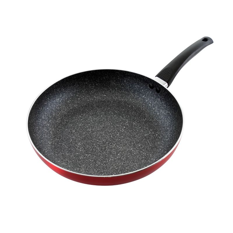 Oster Merrion 12 Inch Aluminum Frying Pan in Red with Bakelite Handle, 1 of 14