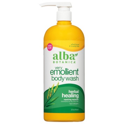 Alba Botanica Very Emollient Herbal Healing Bath & Shower Gel - 32 fl oz