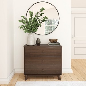 Plank+Beam Solid Wood Classic 3-Drawer Solid Wood Dresser, Small Dresser for Bedroom, Chest of Drawers - 1 of 4