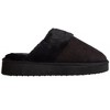 Fifth & Luxe Women's Platform Slippers, House Slipper Shoes for Women, Comfortable Microsuede Slipper with Faux Fur Collar - 2 of 4