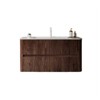 Floating Bathroom Vanity With Sink, Wall Mounted Bathroom Storage Vanity Cabinet With 2 Large Fluted Drawers, Soft-Close System, Pre-Assembled - 4 of 4