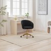 NicBex Adjustable Height Home Office Chair with Metal Base and Wheels for Work Study Vanity,Bedroom - 2 of 4