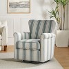 ulia Transitional Floral Fabric Swivel Chair|HULALA HOME - 2 of 4