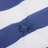 vidaXL Deck Chair Cushion in Blue & White Stripe, Oxford Fabric, Water-Resistant, Lightweight - 3 of 4