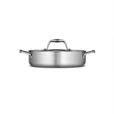 Tramontina Gourmet Tri-Ply Clad 3qt Braiser with Lid - Thumbnail 2