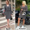EXLURA Women's Professional Business Lightweight Blazer Dress Suit Sets 2 Piece Work Office Fashion Outfits - 3 of 4
