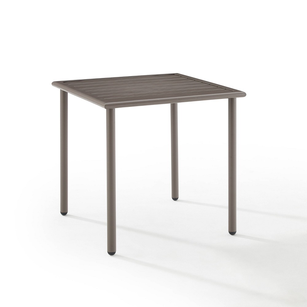 Photos - Garden Furniture Crosley Cali Bay Outdoor Metal Side Table - Light Brown  