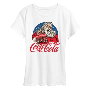 Women's - Coca-Cola - Santa Coke Bottles Short Sleeve Graphic T-Shirt - 1 of 3