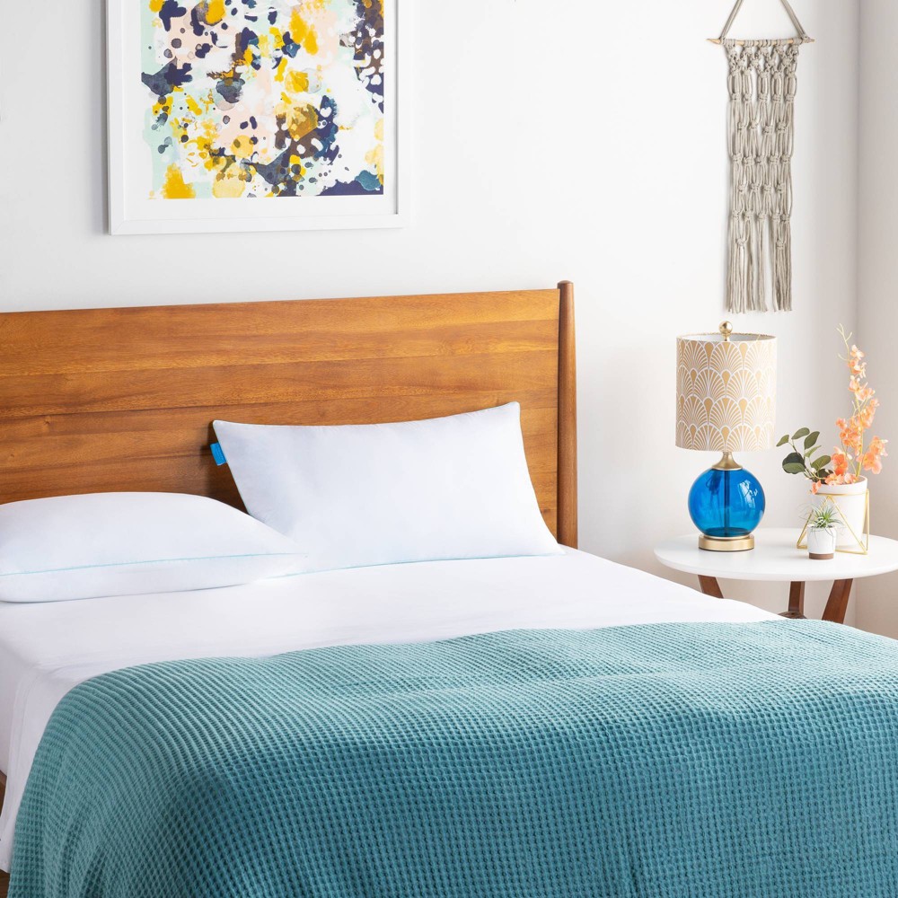 Queen Essentials Gel Infused Shredded Memory Foam Bed Pillow - Linenspa