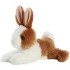 Aurora Baby Bunnies Plush Set, 8-Inch Stuffed Animals, Warm Brown, Gentle Grey, Snowy White, 3-Count - 3 of 4