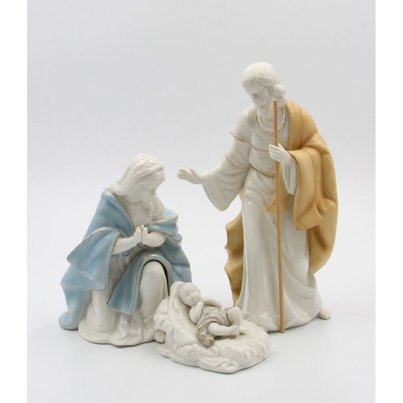 Kevins Gift Shoppe Set of 3 Porcelain Nativity Figurine, 1 of 4