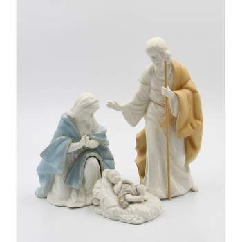 Kevins Gift Shoppe Set of 3 Porcelain Nativity Figurine