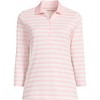Lands' End Women's 3/4 Sleeve Supima Cotton Polo Shirt - 3 of 4