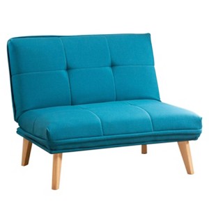 Toronto Fabric Convertible Chair Teal - Abbyson Living, Blue
