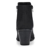 Allegra K Women's Halloween Round Toe Stacked Chunky Heel Zipper Ankle Booties - 3 of 4