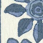 floral vine blue