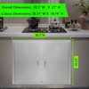 BBQ Access Door， Garvee Grill Door Double Door Brushed Stainless Steel, Outdoor Kitchen Doors for BBQ Island Grilling Station - 2 of 4