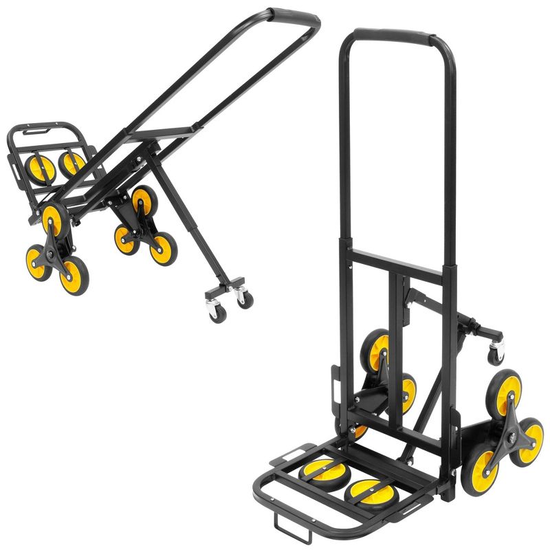 Mount-It! Stair Climbing Dolly, 3 Wheel Stair Climbing Cart, Easily Lift Items Up to 330 Pounds , 1 of 9
