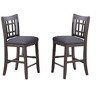 NicBex 42" Round Dining Table Set for 4 Counter Height Extendable Dining Table Storage Base with 4 Chairs for Kitchen - 4 of 4