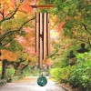 Woodstock Wind Chimes Signature Collection  Woodstock Turquoise Chime  Bronze Wind Chime - 2 of 4