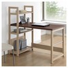 Hypercube Writing Desk - Baxton Studio: Ergonomic Two-Tone, Open Storage Shelf, Office Farmhouse Style - 3 of 3