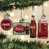 Old World Christmas 3.25 In Coca Cola Mini Diner Set Ice Cold Tree Ornaments - 3 of 3