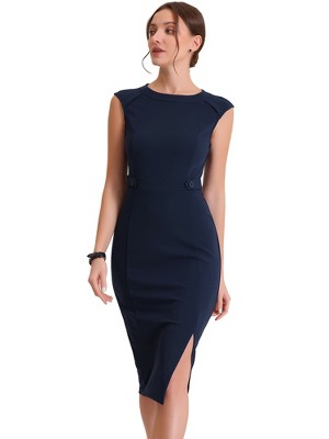 slim fitting sheath dress