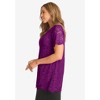 Jessica London Women's Plus Size Stretch Lace Tunic - 4 of 4