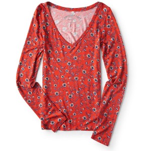 Aeropostale Womens Seriously Soft Long Sleeve Basic T-Shirt - 1 of 1