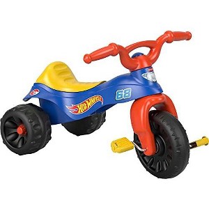 Fisher-Price Toddler Tricycle Hot Wheels Tough Trike, Toy Bike with Handlebar Grips & Storage for Outdoor Play Kids Ages 2+ Years - 1 of 4