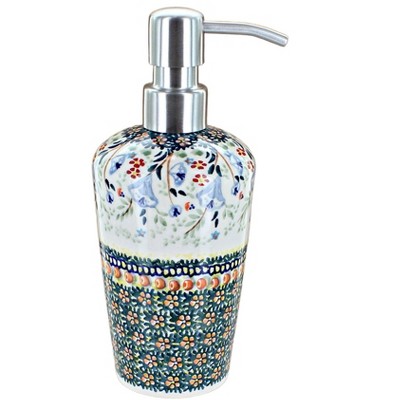 Blue Rose Polish Pottery B009 Manufaktura Soap Dispenser