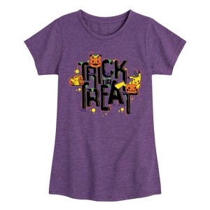 Girls' - Pokémon - Trick or Treat Fitted Short Sleeve Graphic T-Shirt - 1 of 4