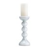 Glass Bubbly Candle Holder - Contemporary Tall Decorative Tabletop Holder for Tealights or Votive Candles - Elegant Event Decor - 2 of 4