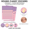 Big Dot of Happiness Two Cool - Girl - Pastel 2nd Birthday Party Party Small Round Candy Stickers - Party Favor Labels - 324 Count - 3 of 4