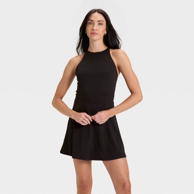 Women's Knit High Neck Halter Active Dress - All In Motion™