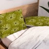 Deny Designs Ayeyokp Retro Daisies Musk Green Twin/Twin XL Duvet and Sham Set (2-3pc Set) - 4 of 4
